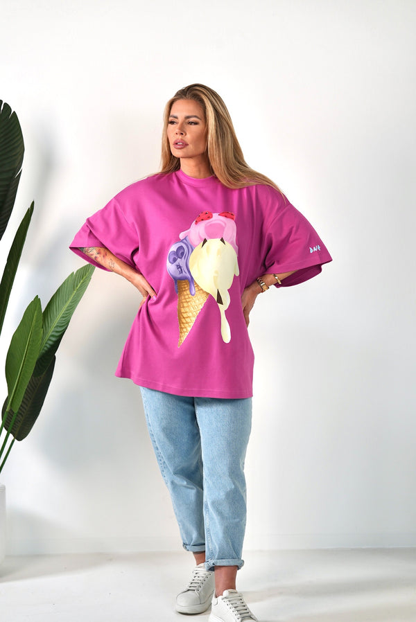 D.N.A Unisex Oversize T-shirt ICE CREAM